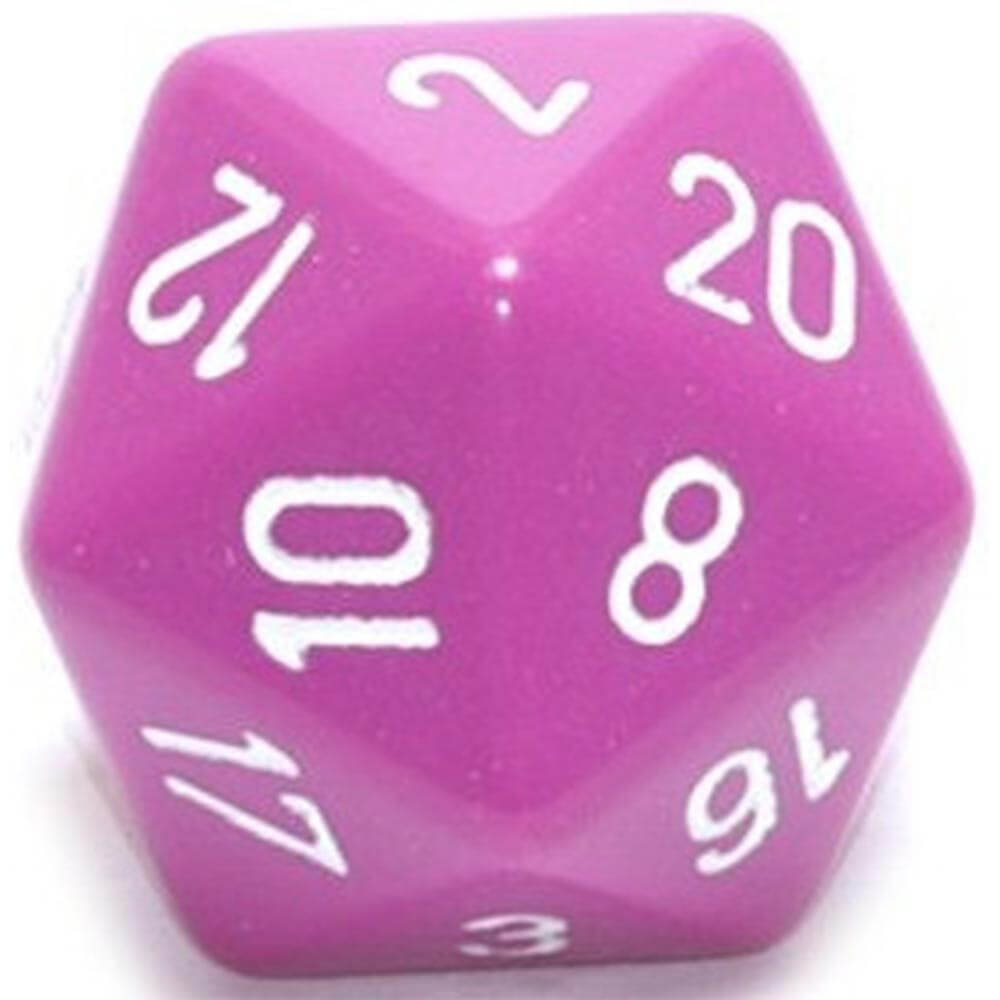 D20 dados opaco (34 mm)