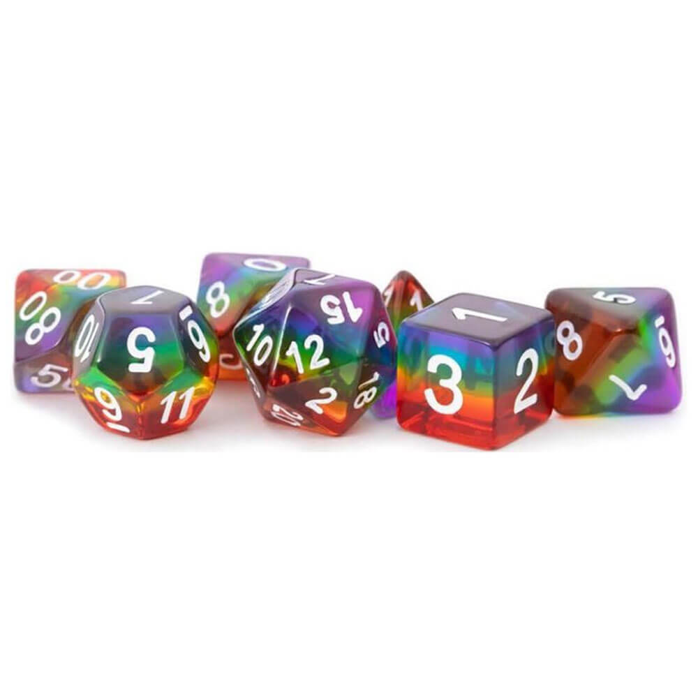 MDG Polyedral Resin Dice Set