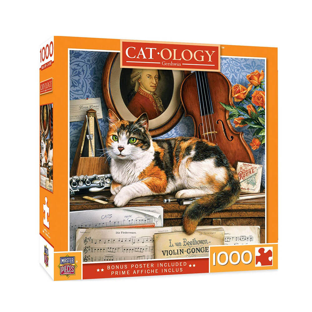 Masterpieces Puzzle Cat-Ilology (1000 st)