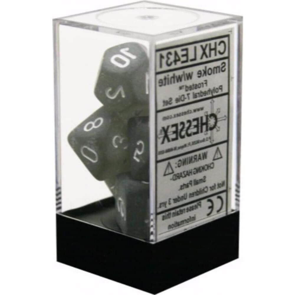 D7 Die Set Dice Frosted Poly (7 dobbelstenen)