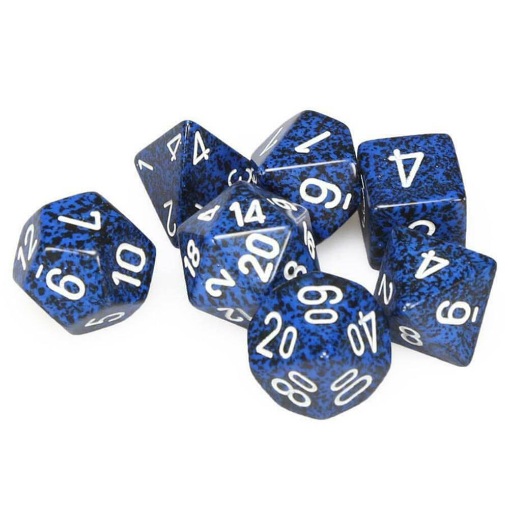 D7 DE SET Dice Poly Speckled (7 dadi)