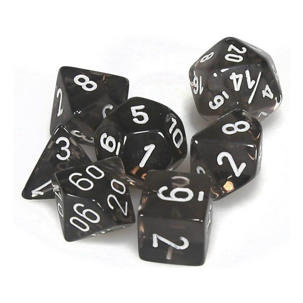 DIDE D7 DETO DICE Poly translúcido (7 dados)