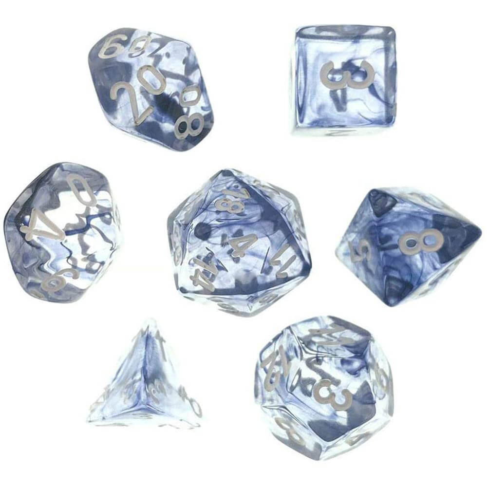 D7 Die Set Dice Nebula Polyhedral (7 terninger)