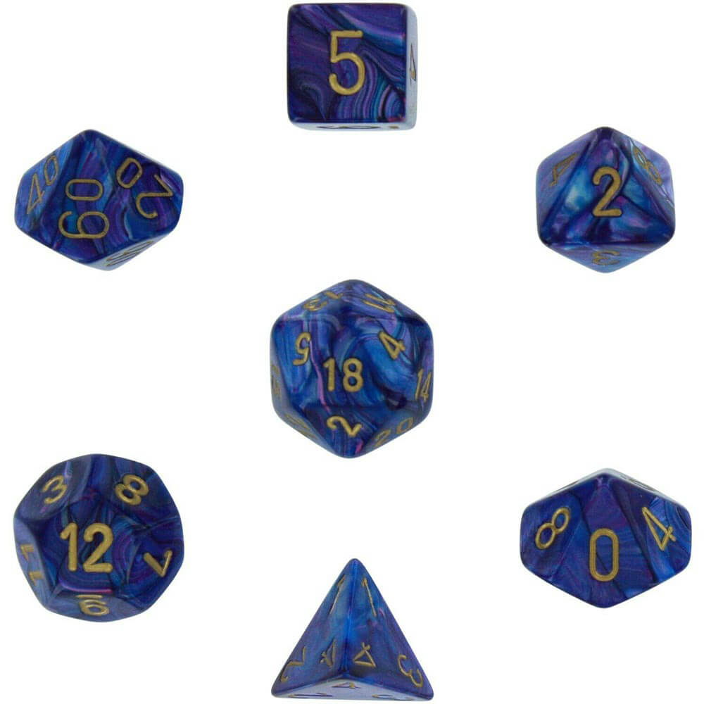 D7 Die Set Dice Lustrous Poly (7 Dice)