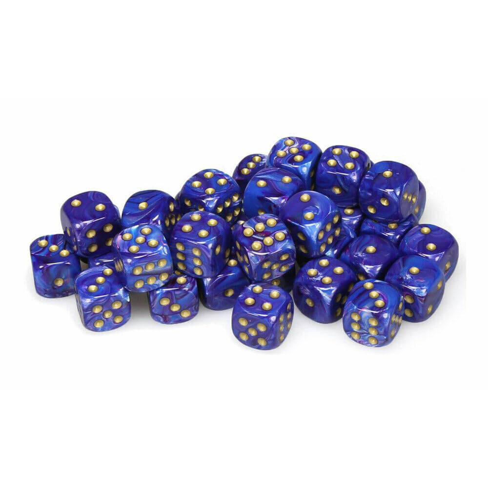 D6 Dice Lustrous 12 mm (36 dés)