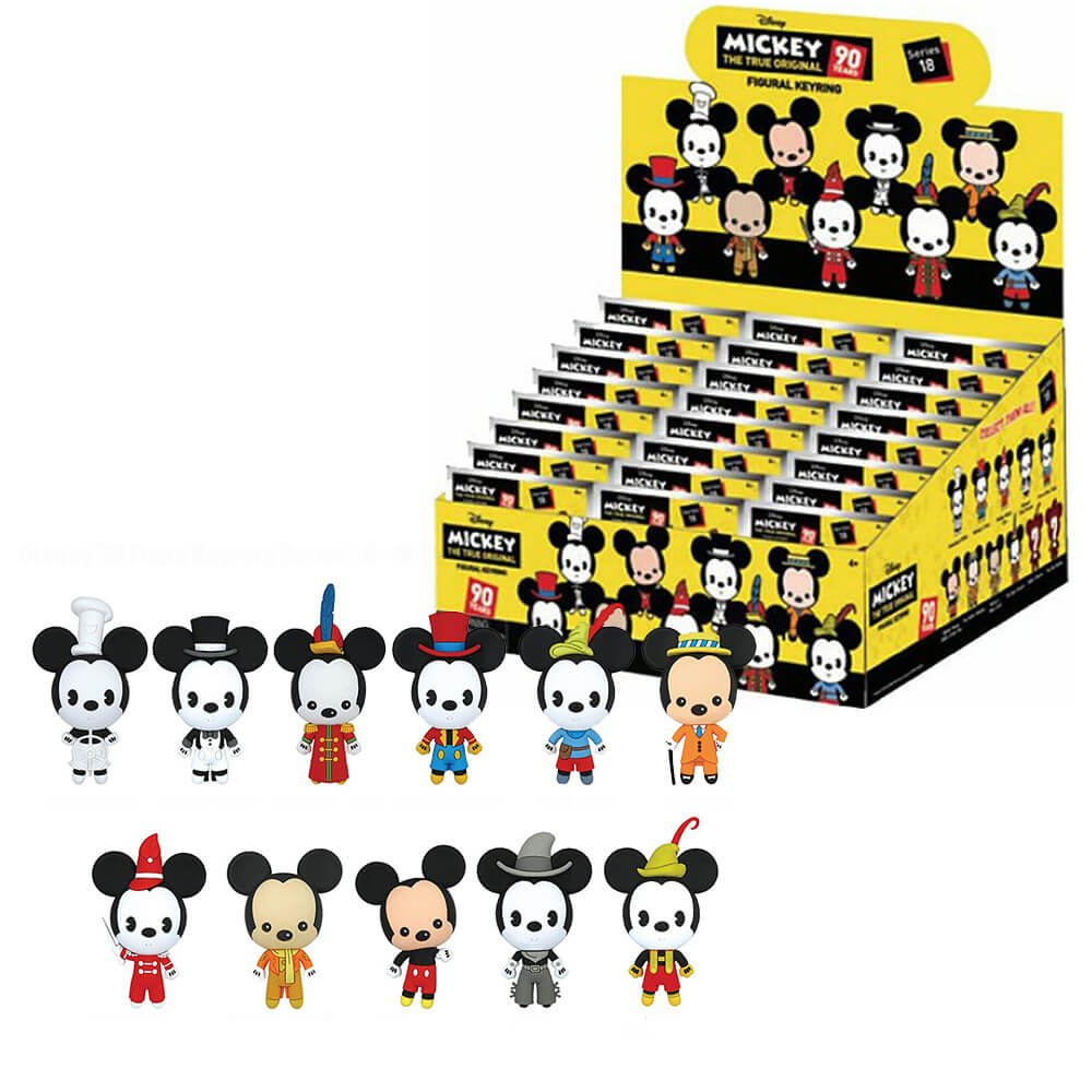 Keyring 3D Blind Bag Disney (24 Pk)