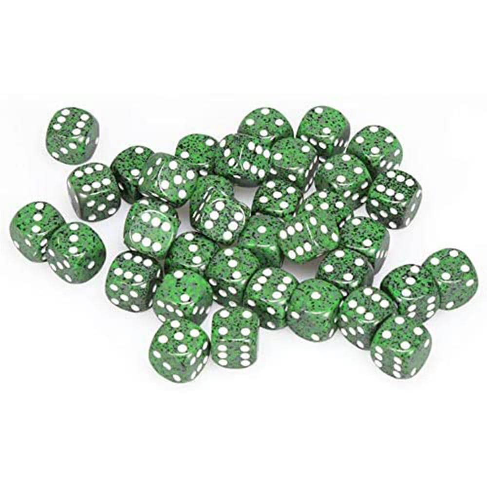 D6 DICE Speckled 12mm (36 DICE)