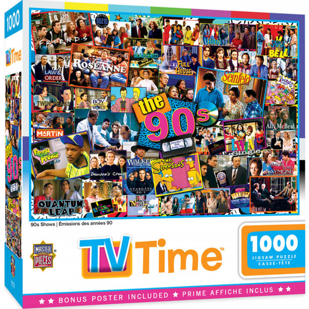 Masterpieces TV Time viser 1000 pc puslespil