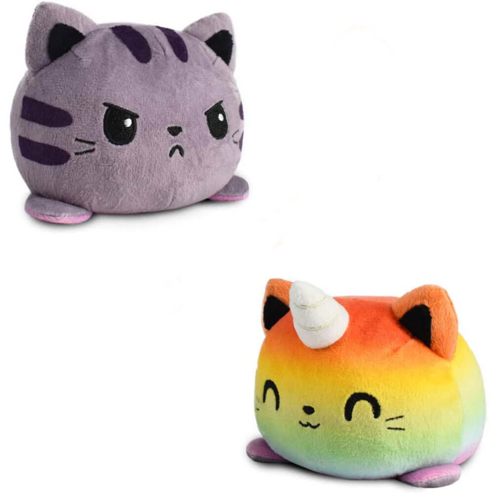 Peluche di gatto reversibile