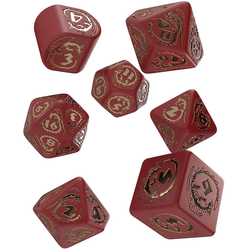 Set de dados modernos de los dragones