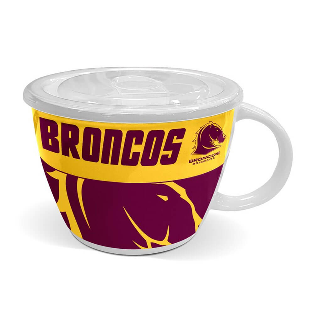 Tasse de soupe NRL avec couvercle