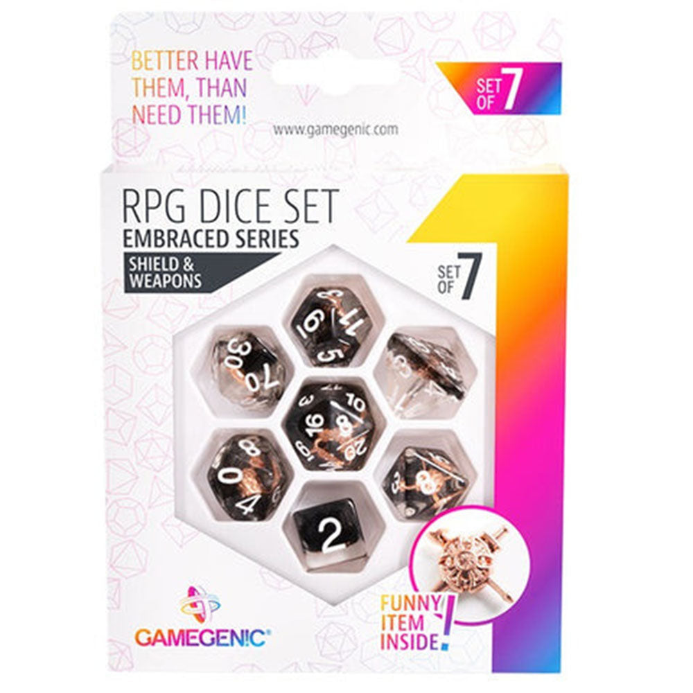 GameGenic Embraceed Series RPG Zestaw kostek 7pcs