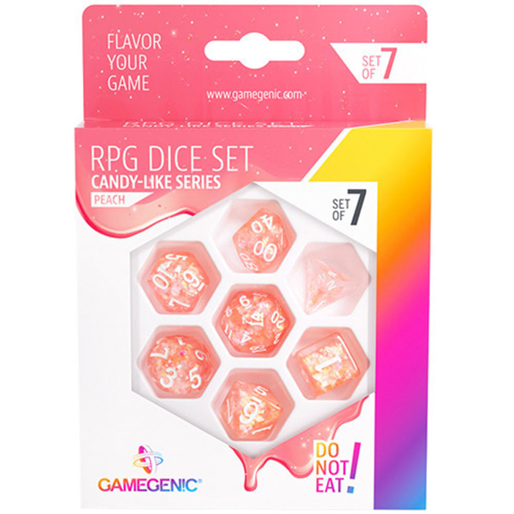 Set di dadi RPG Serie Serie Candy GameGenic Set 7pcs