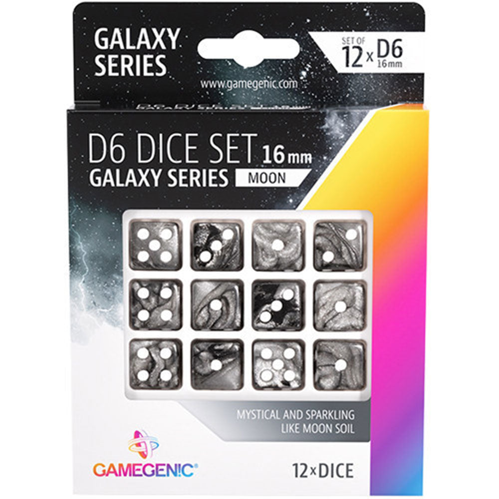 GameGenic Galaxy Series D6 Dice Set 16 mm (12pcs)