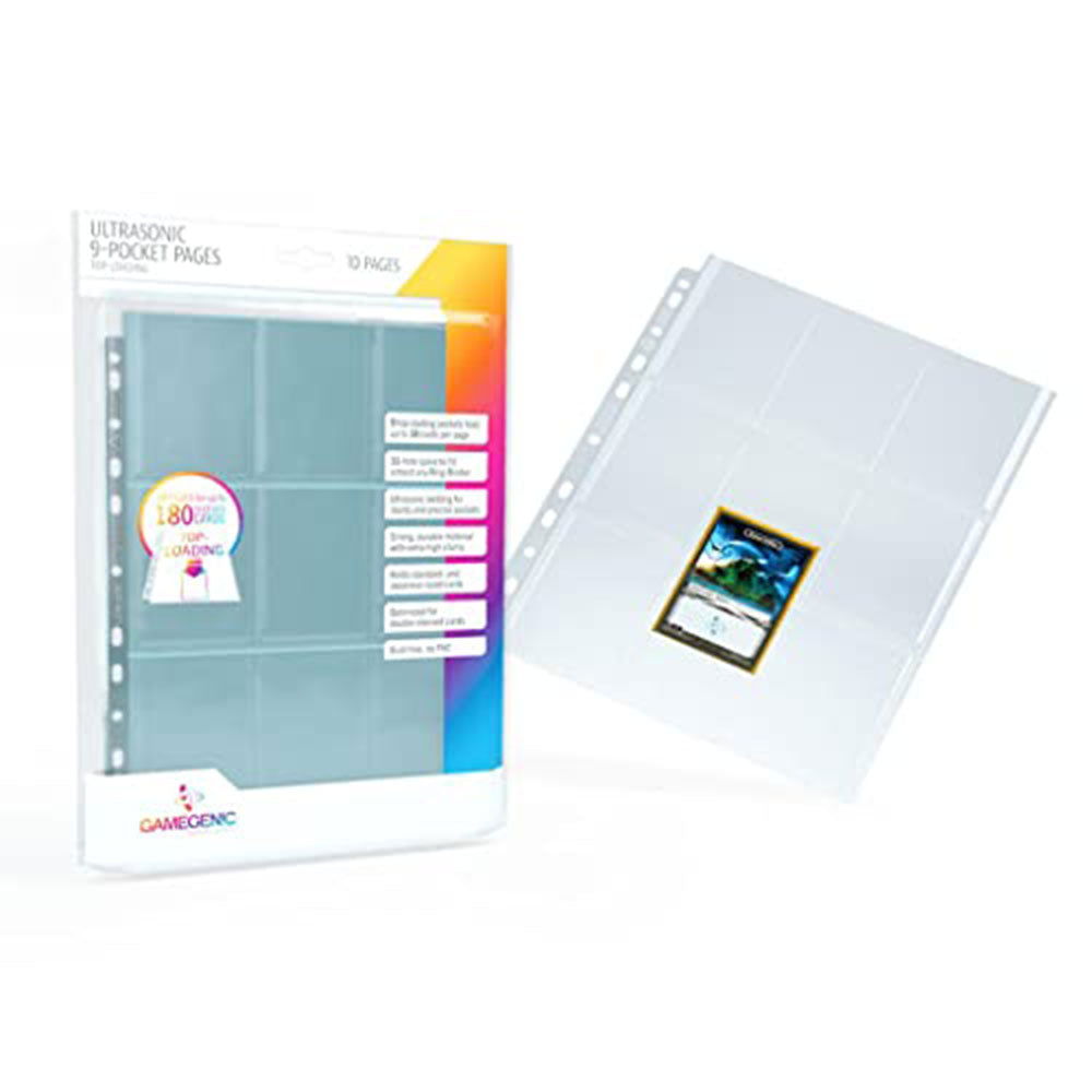 GameGenic Ultrasonic 9-Pocket Pages 10 stcs