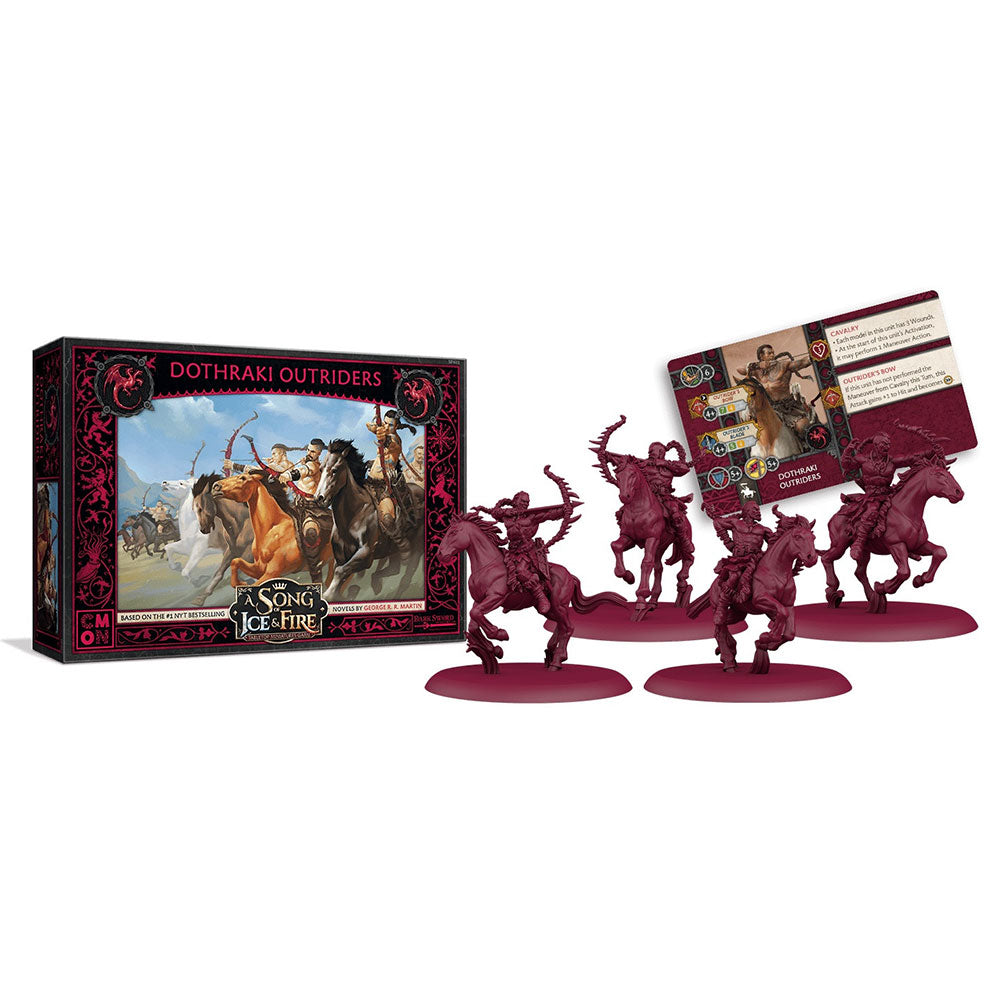 A Song of Ice and Fire Dothraki Outriders Miniature Game