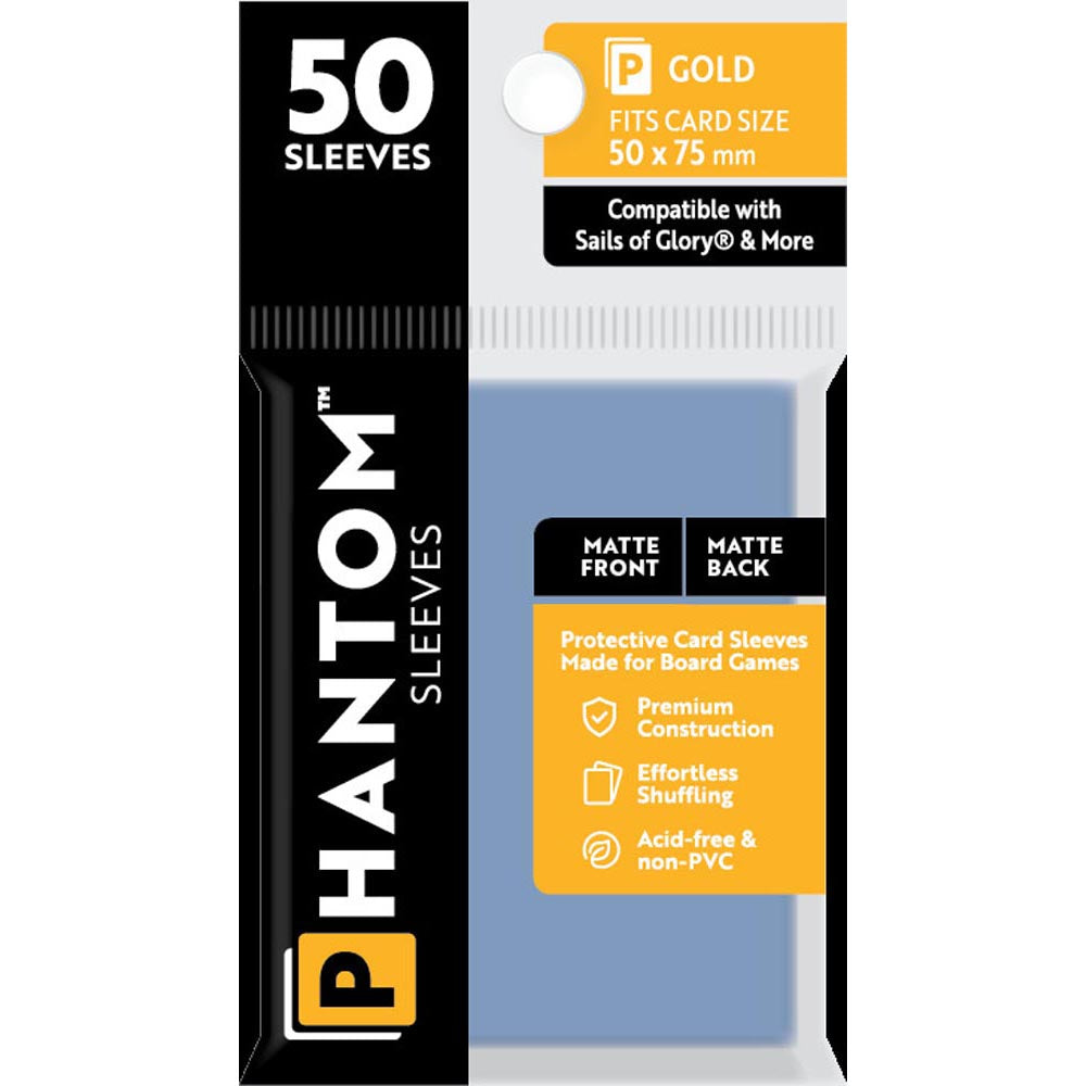 Mangas Phantom Gold 50pcs (50x75mm)