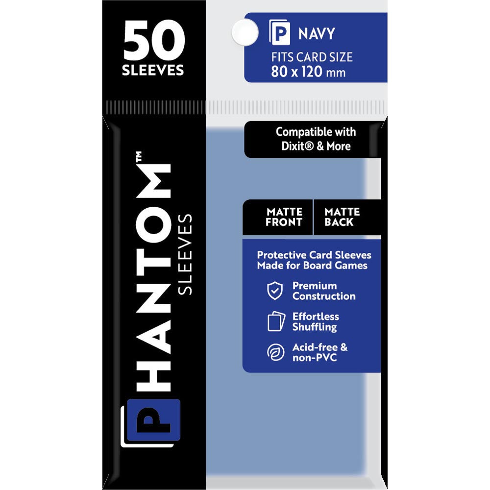 Navy Phantom Sheeves 50 st (80x120mm)