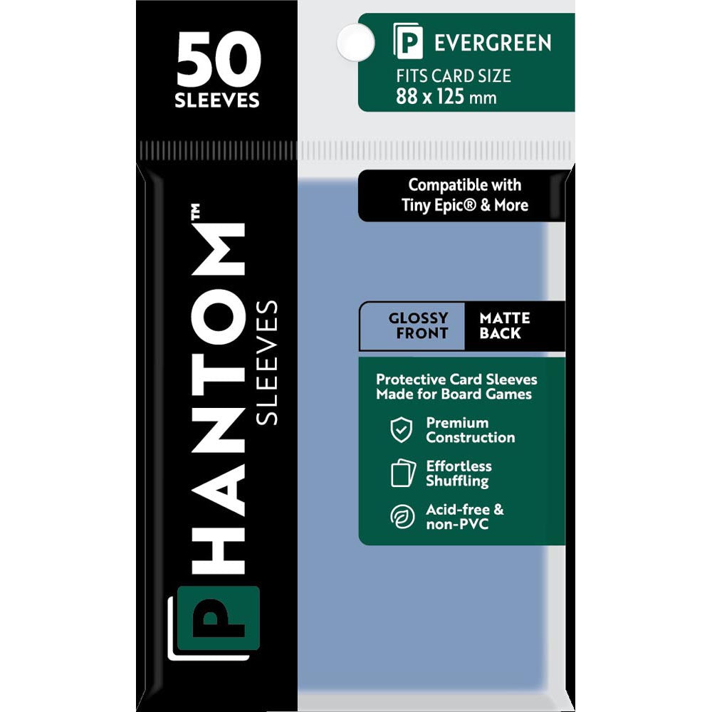 Evergreen Phantom Sheeves 50 stcs (88x125 mm)