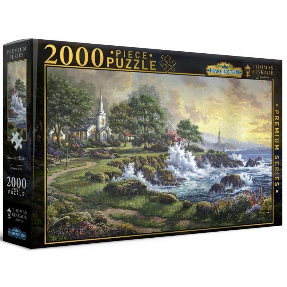 Harlington Thomas Kinkade Seaside Haven Puzzle 2000pcs