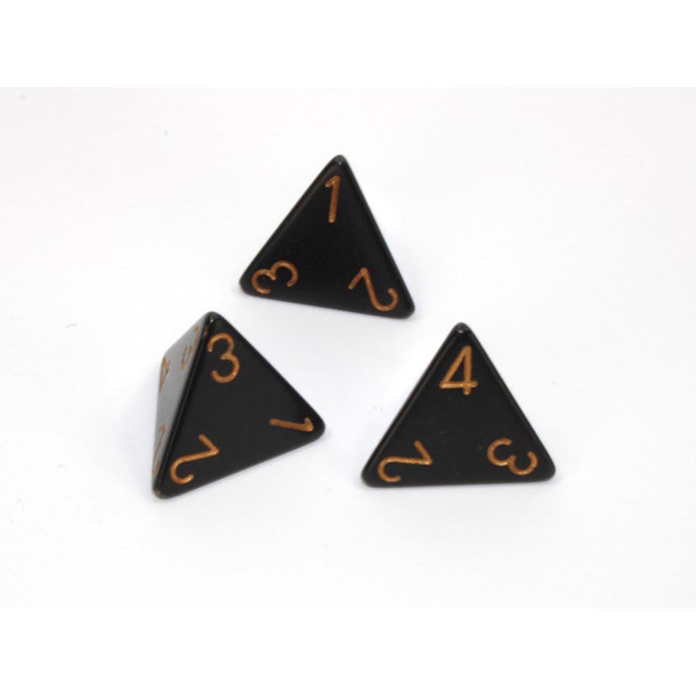 CHESSEX OPAQUE D4 DICE POLIEDRALES