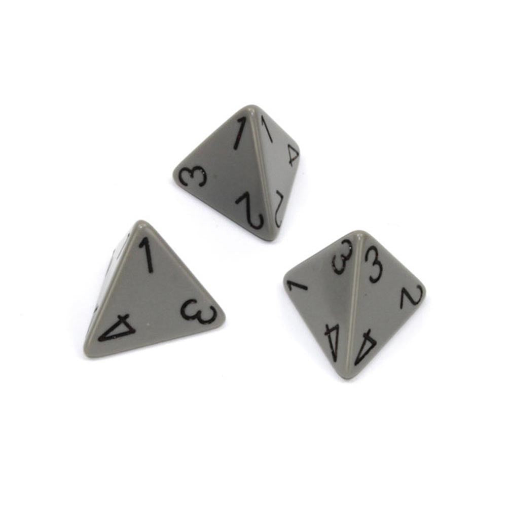 Dados poliédricos opacos d4 chessex