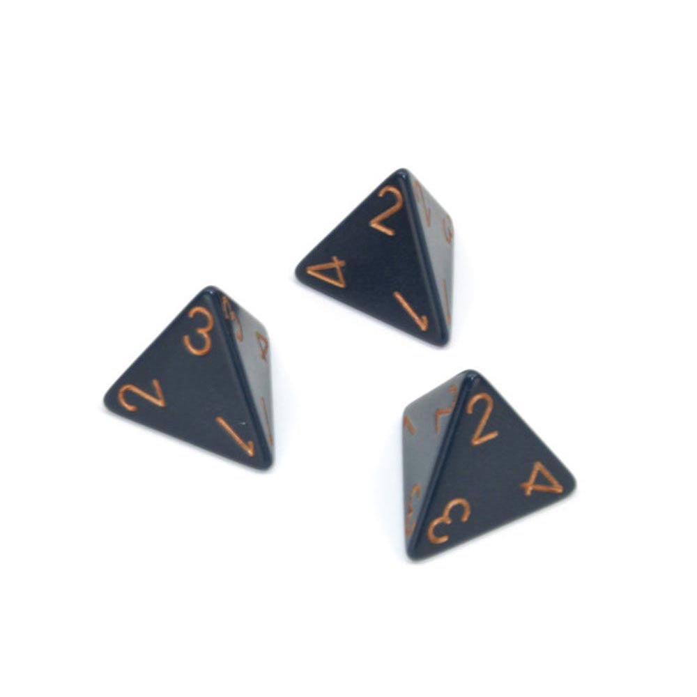 Chessex uigennemsigtig D4 polyhedral terninger