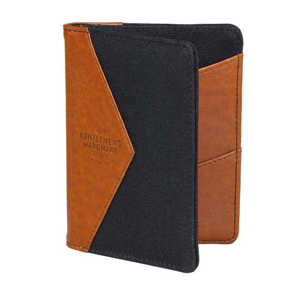 Heren Hardware Charcoal Canvas Wallet