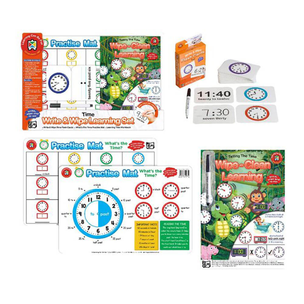 Learning Can be Fun Write & Wipe Learning Set