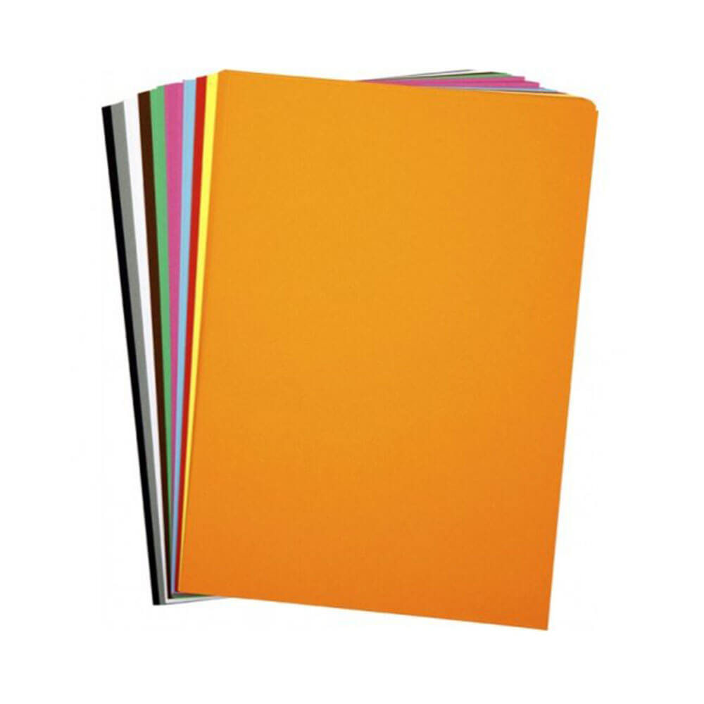 Papier de couverture arc-en-ciel 125 gsm assorti (250pk)