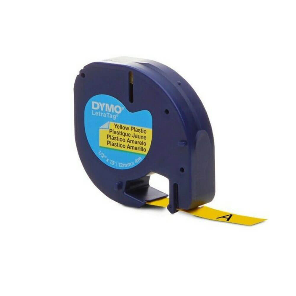 Dymo letra-tag tape label plast