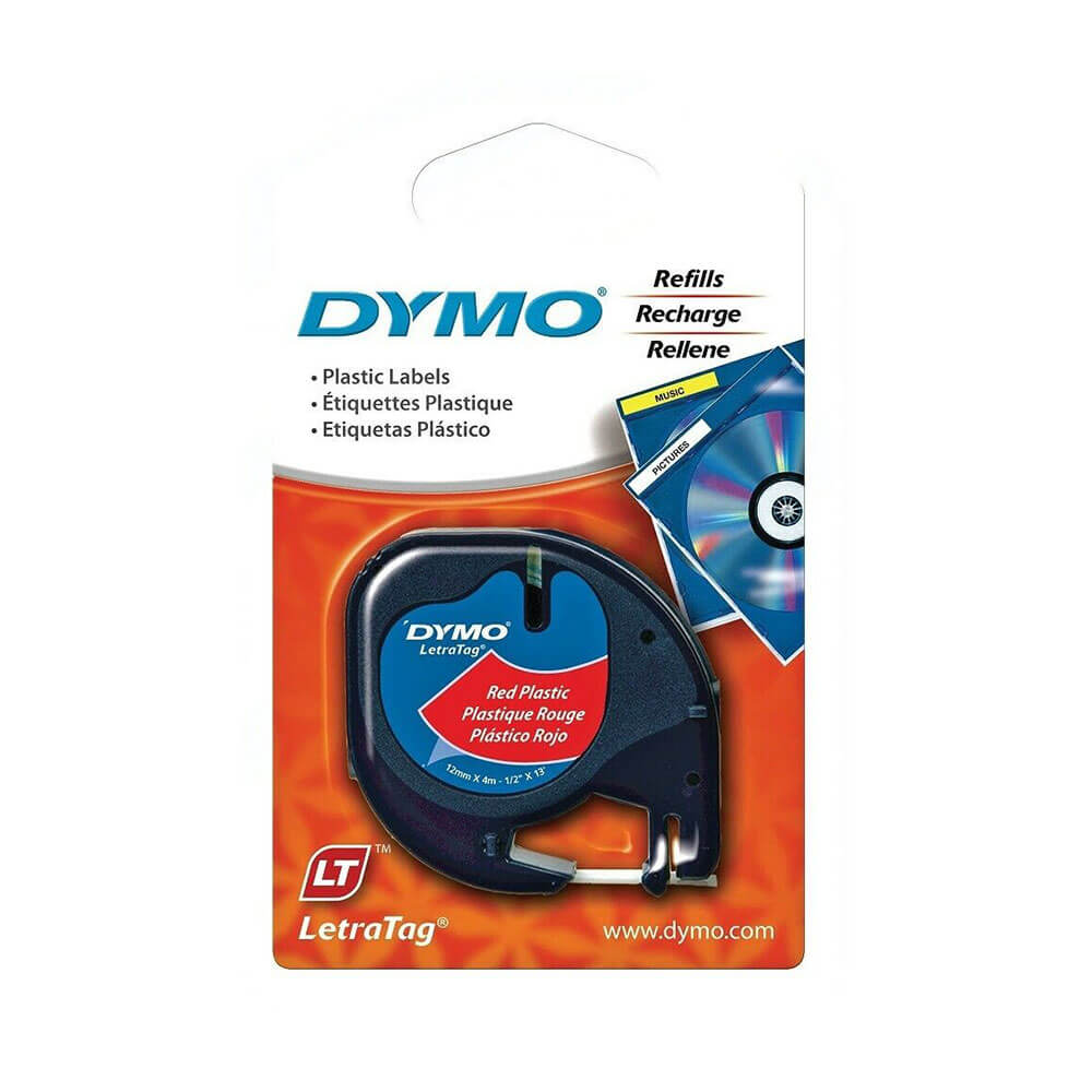 Dymo letra-tag tape label plastic