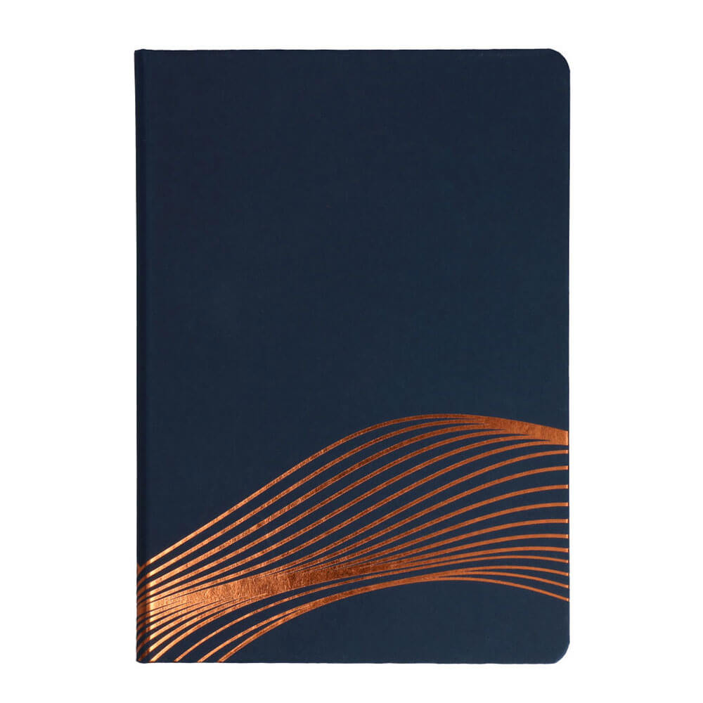 Collins Vanguard Notebook Foil Blue 240 sidor A5