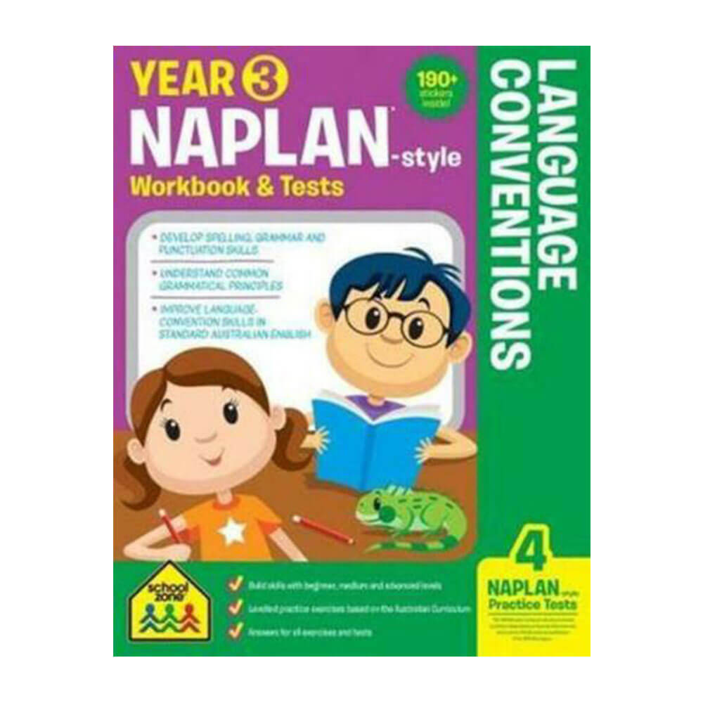 Schoolzone Naplan Year 3 Clain de travail et tests