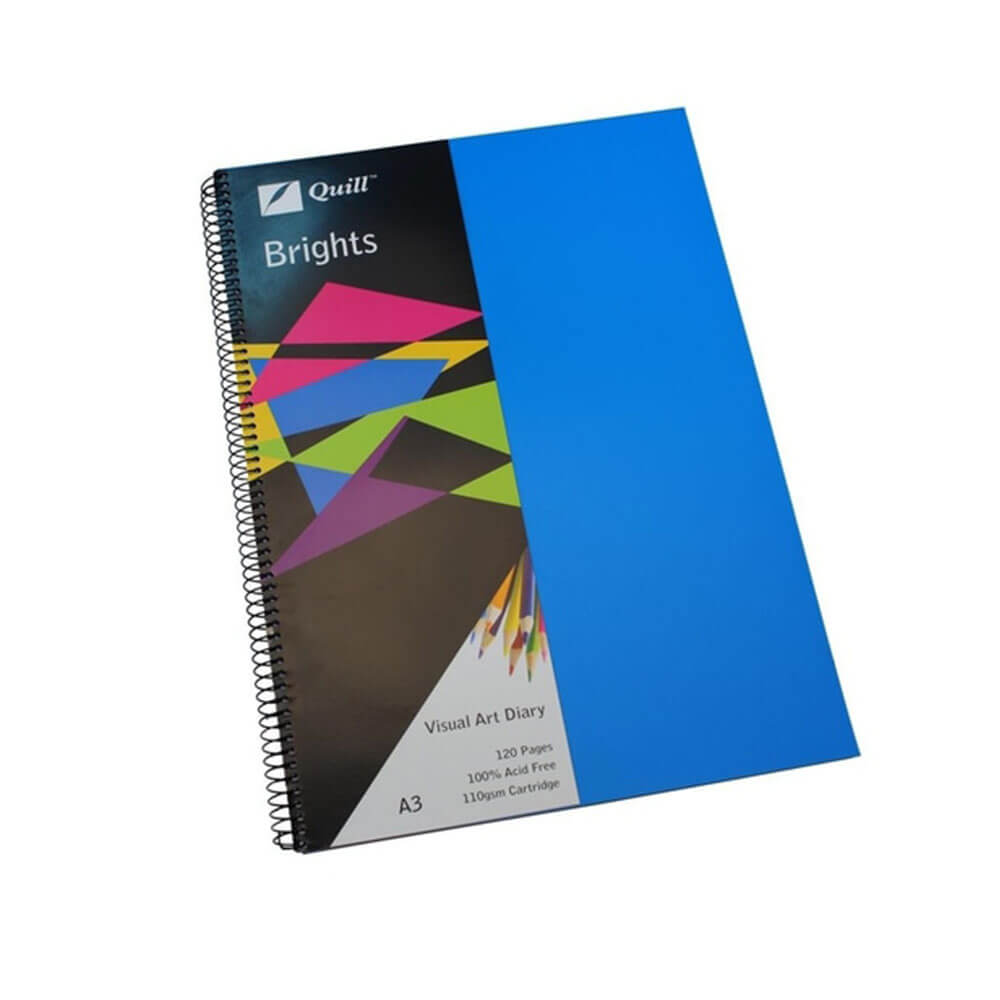 Quill Brights Visual Art Diary A3 (60 blader)