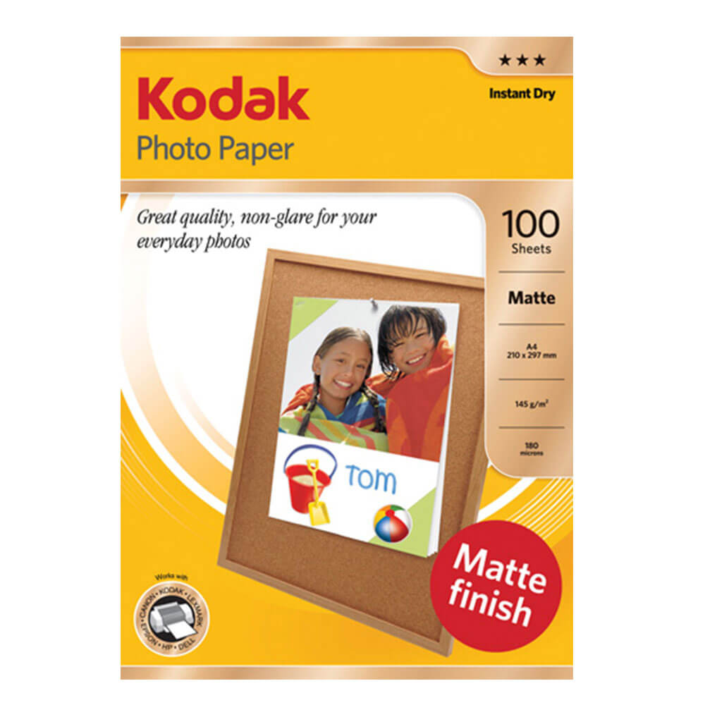 Papel fotográfico mate de Kodak Everyday Matte (100pk)