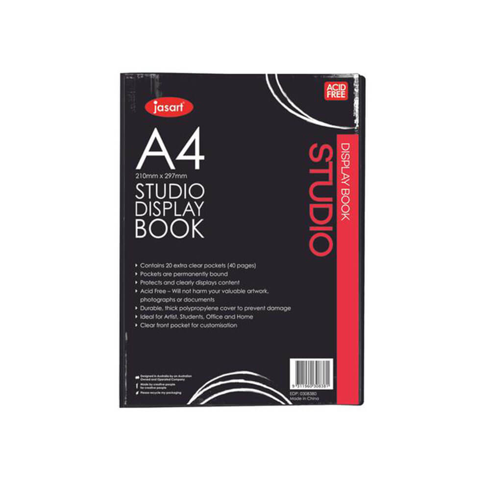 Jasart Display Book Black (20 pages)