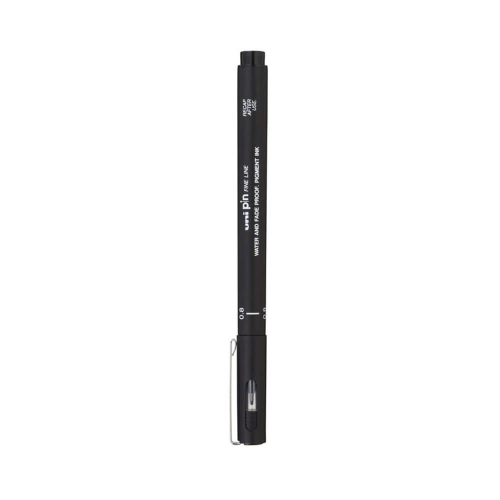 PIN Uni-Ball Fineliner Pen Black (portfel 3)