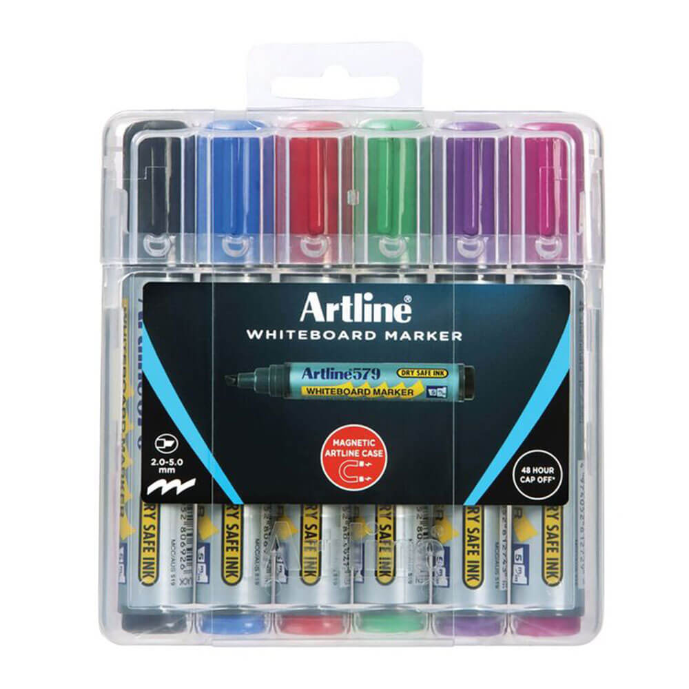 Artline Whiteboard Marker dans le cas dur 5 mm assorti