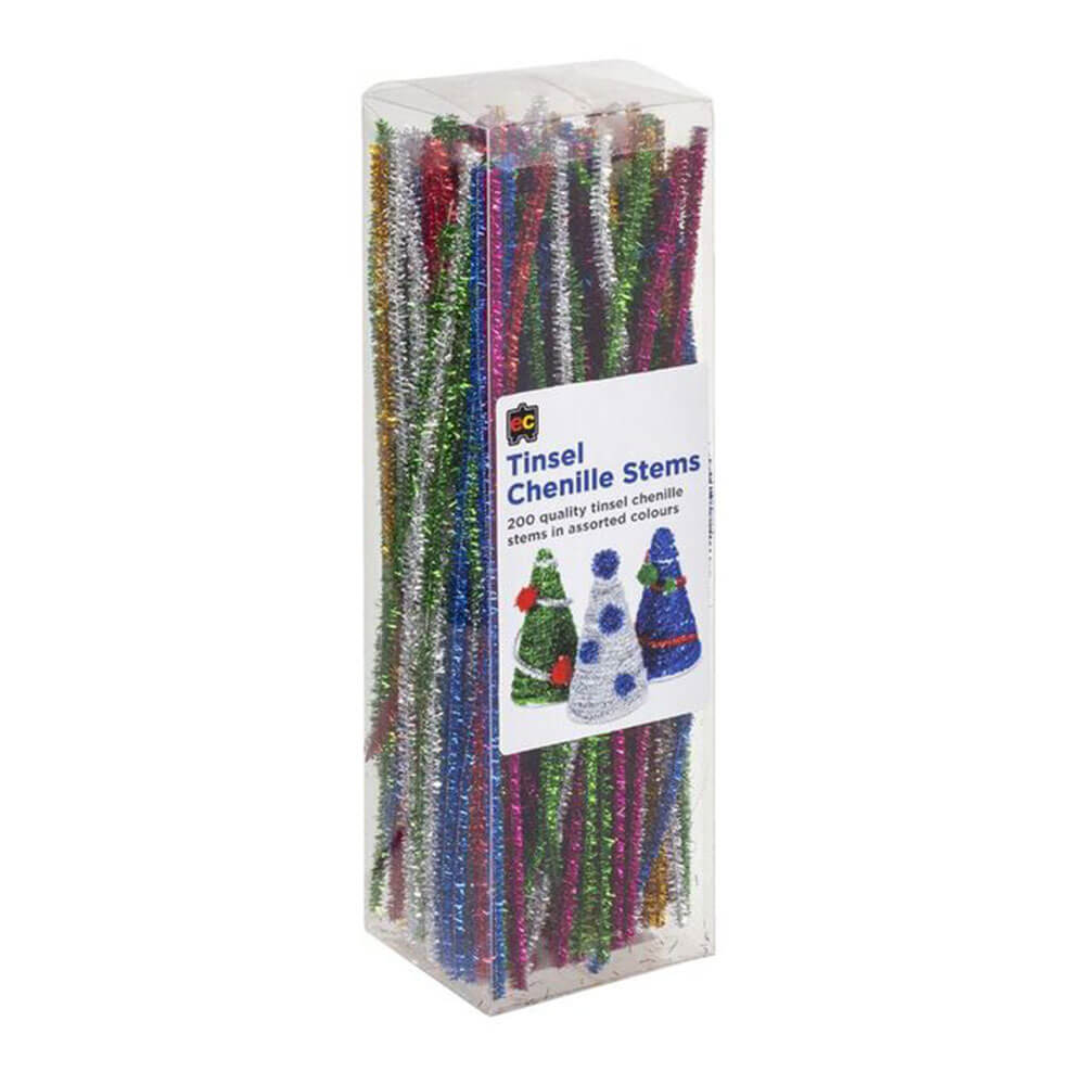 EC Chenille Stems 30 cm 200pk