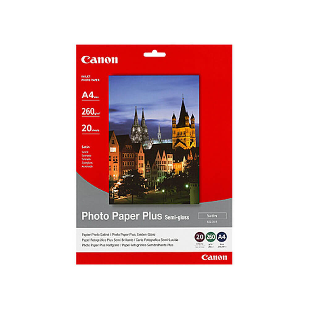 Canon Semi Gloss Photo Paper 260GSM 20pk