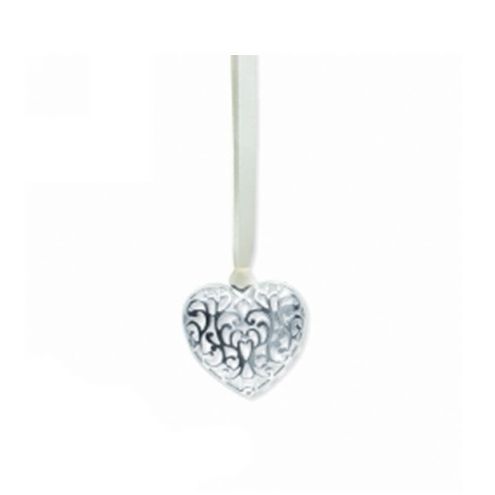 ME Double Sided Heart Pendant Wedding Charm