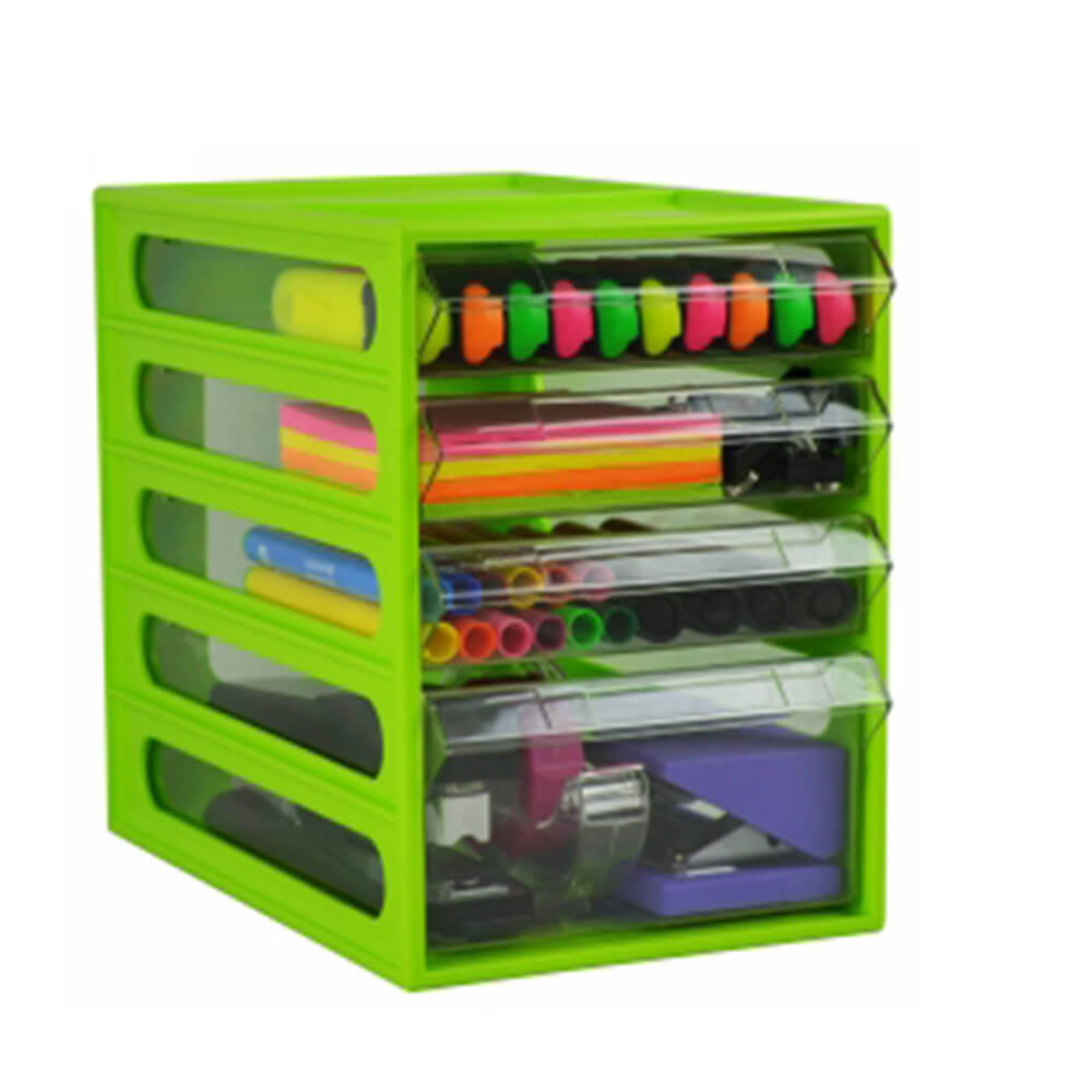 ItalPlast 4 Drawer Office Organizer