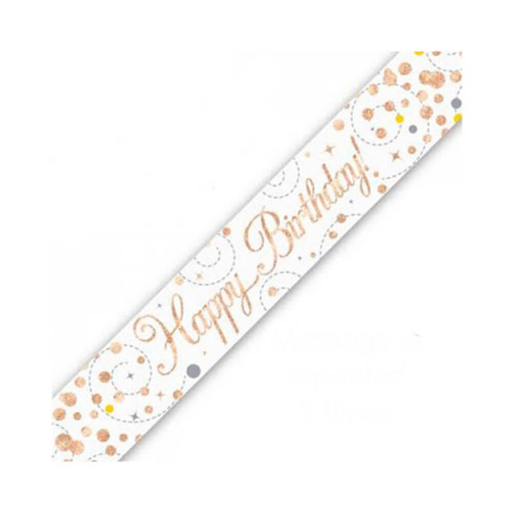 Alpen Happy Birthday Fizz Banner frizzante