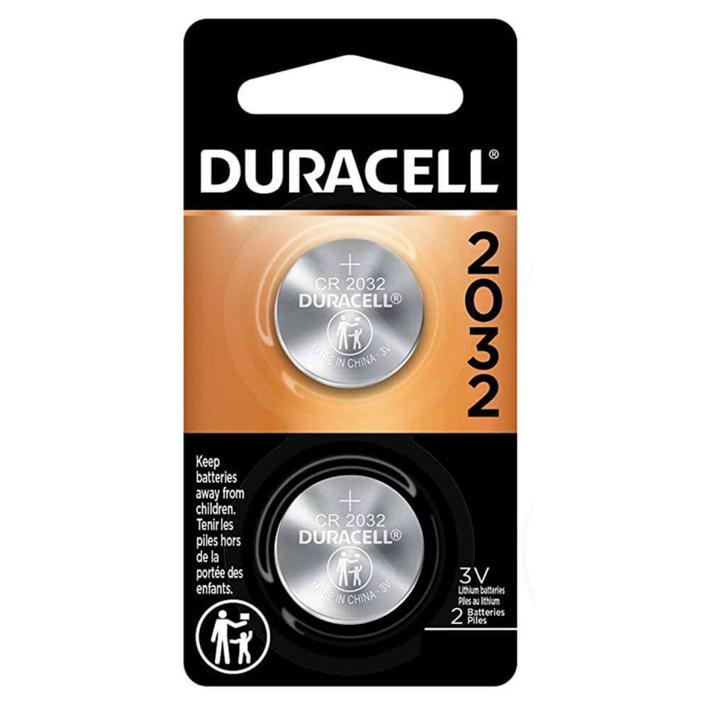 Baterías de botón de litio de Duracell (2pk)