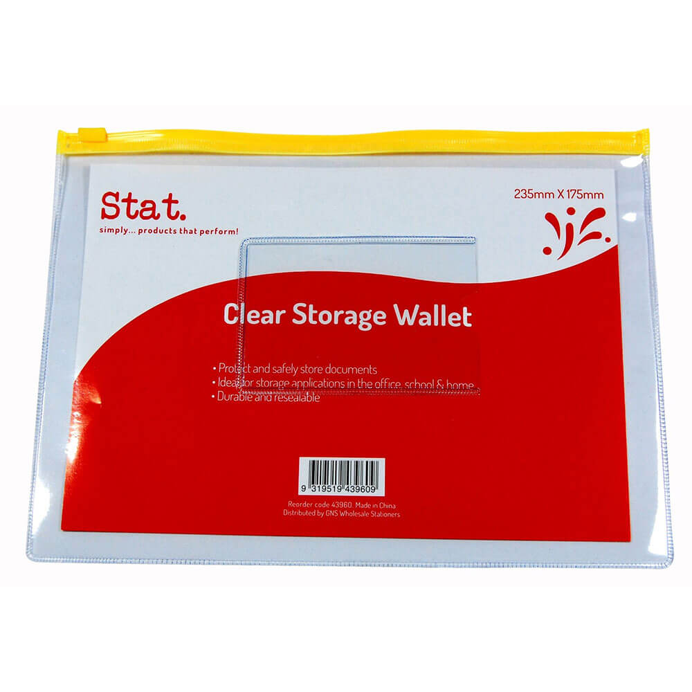 Stat Data Envelope (Clear)