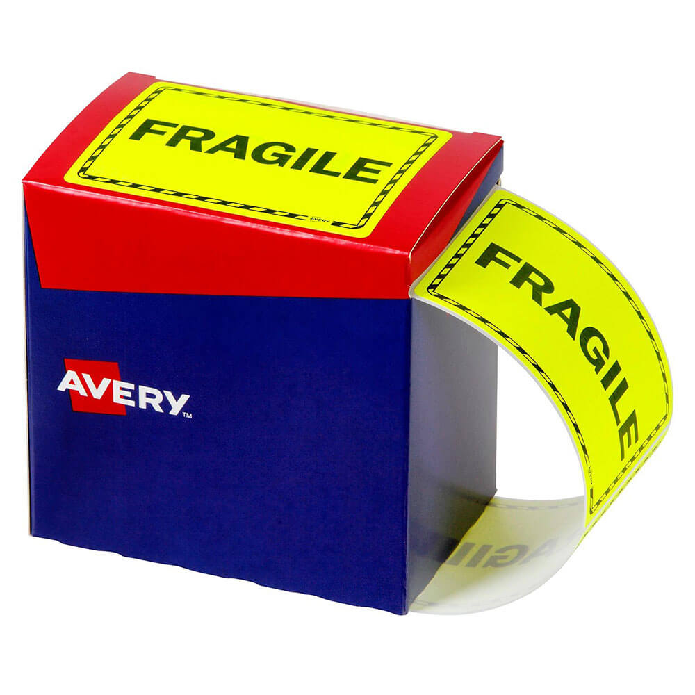 Avery Fragile Labels 750pcs (75x99.6mm)