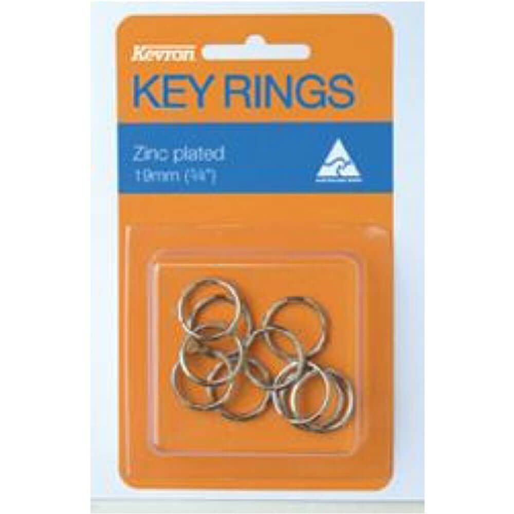 Kevron -sleutelringen 19 mm (10 pk)