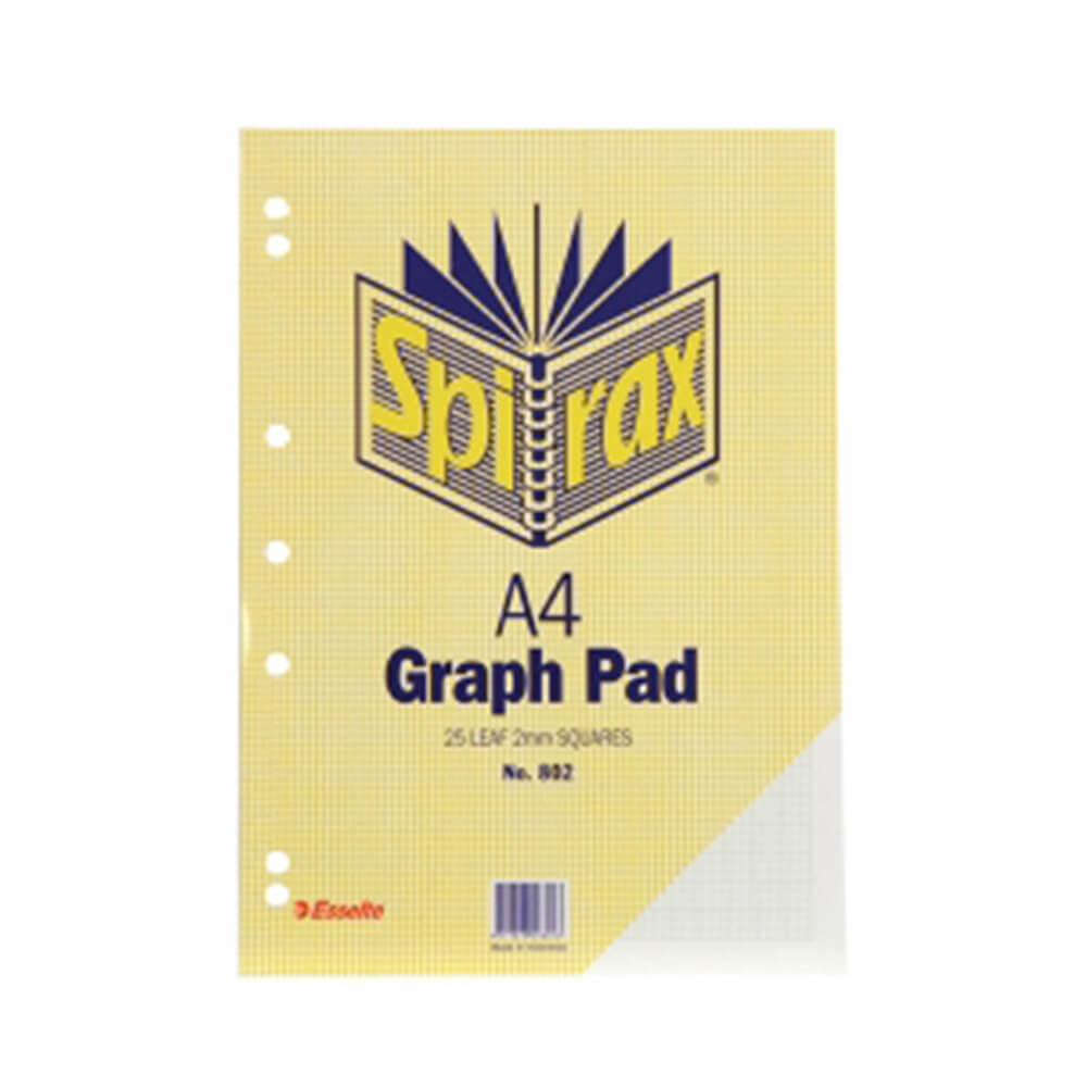 Sipax A4 25-blad grafplatta (förpackning med 10)