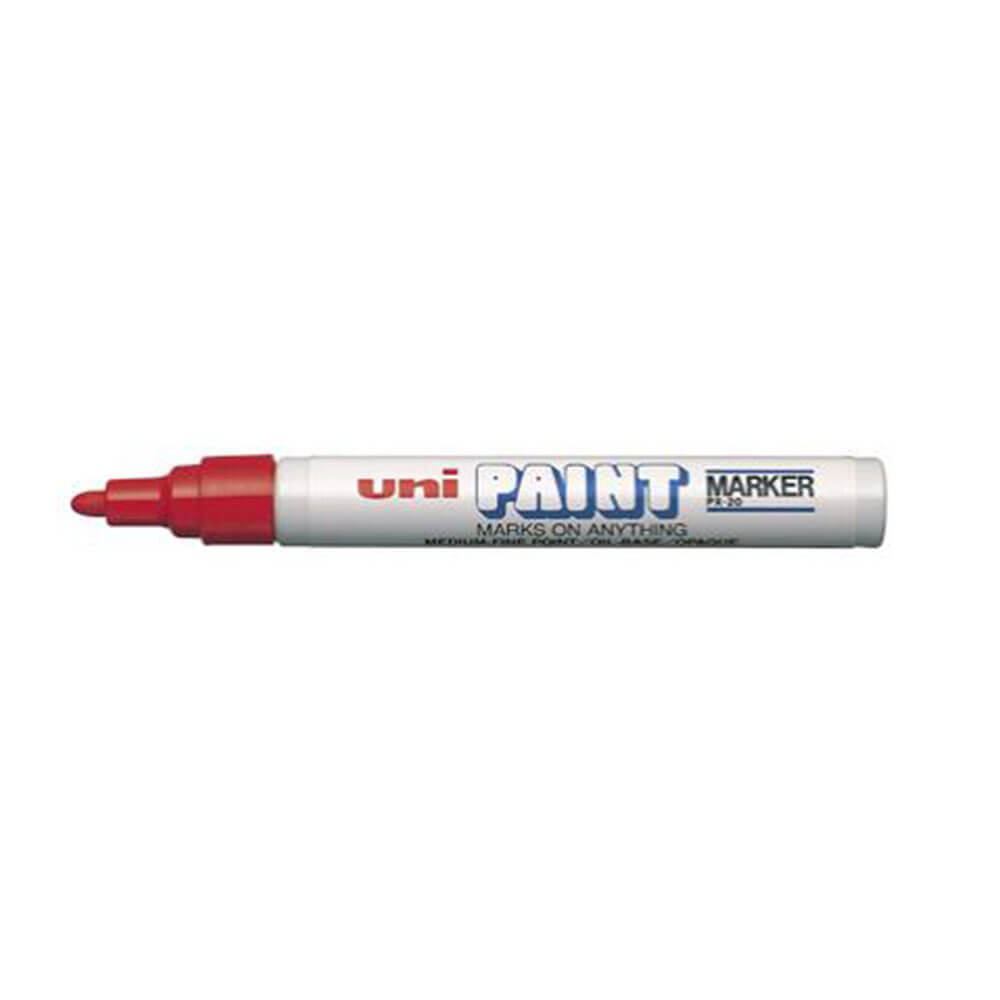 Uni px20 marcador de tinta de ponta média 12pcs